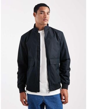 Threadbare Harrington Jacket - Blue