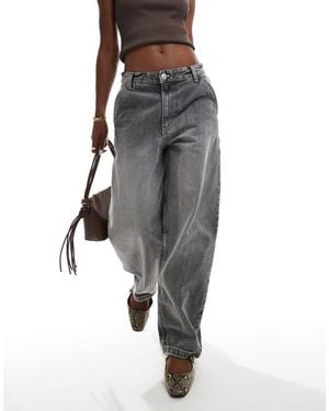 Bershka baggy Skater Jeans - Grey