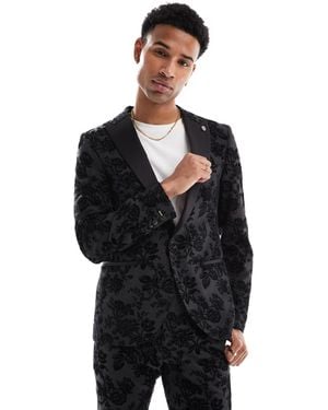 Twisted Tailor Fleet Suit Jacket - Black