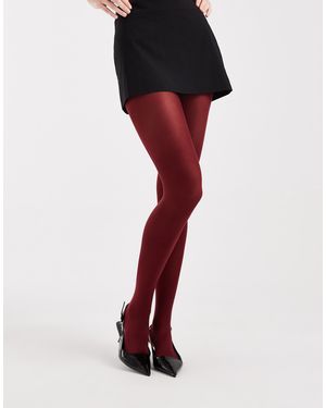 Pieces – strumpfhose - Rot