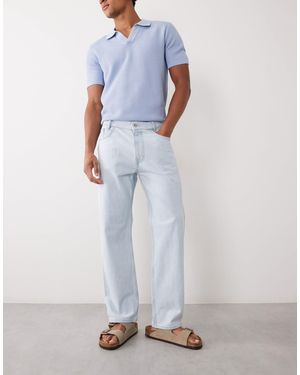 Mango – gerade geschnittene jeans aus 100% baumwolle - Weiß