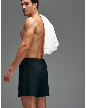 4505 Icon 5 Inch Quick Dry Training Shorts With Zip Pockets - Black