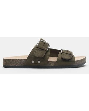 Pull&Bear Buckled Sandals - Multicolour