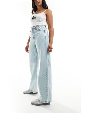 River Island Relaxed Straight Leg Jean - Blue