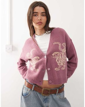 RVCA Kitty Cardigan Cardigan - Pink