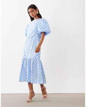 Sister Jane – seaglass – midikleid - Blau