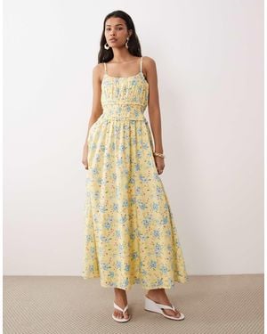 Nobody's Child Alina Cotton Midi Dress - Natural