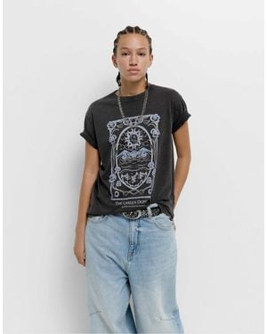 Pull&Bear – t-shirt - Blau