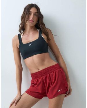 Nike One Dri-Fit Halfhoge Taille 3Inch 2-In-1 Short - Rood
