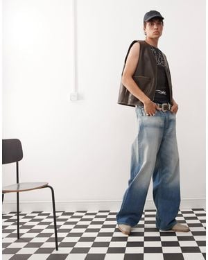 Cheap Monday – looser – baggy-jeans - Weiß