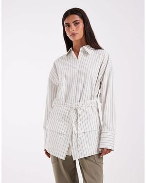 ASOS Double Layer Shirt Detail - White
