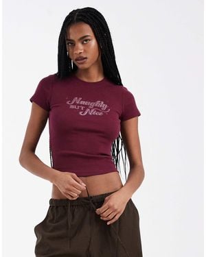 Hollister Festive Graphic T-shirt - Red