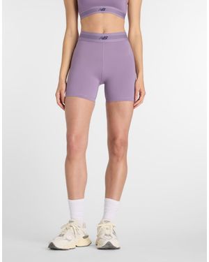 New Balance Fitted 5" Shorts - Purple
