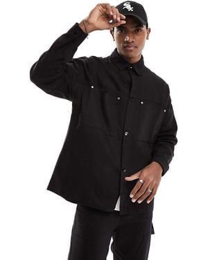 Sixth June Co-Ord Carpenter Shirt - Black