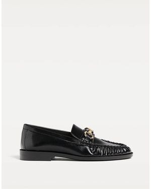 Stradivarius Loafers With Decorative Detailing - White
