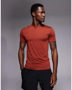 4505 Icon Active Quick Dry Muscle Fit Base Layer Training T-shirt - Red