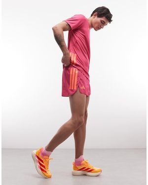 adidas Originals Adidas Running Adizero Split Shorts - Red