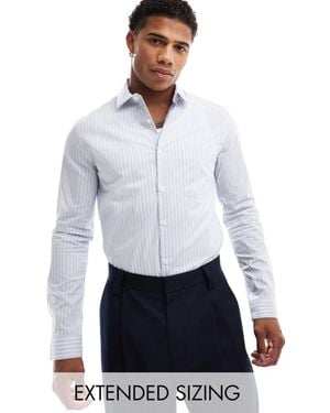 ASOS – schmal geschnittenes business-hemd - Weiß