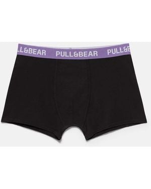 Pull&Bear Confezione Da 3 Boxer - Nero