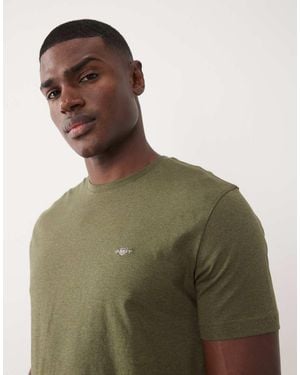 GANT Regular Fit Shield Logo T-Shirt - Green