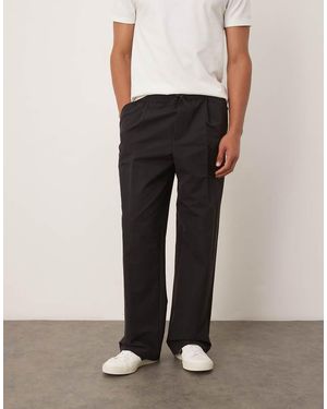 ASOS Wide Suit Trousers - Black