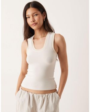 Free People Longer Days Tank Top - White