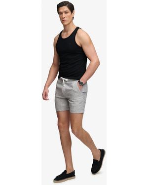 Superdry Linen Shorts - Black