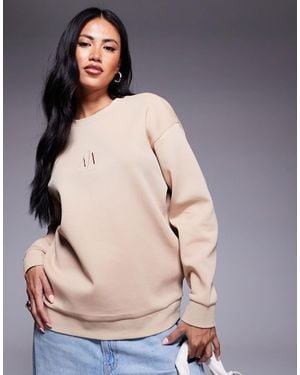 ARMANI EXCHANGE Long Sleeve T-shirt - Natural