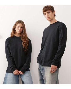 Collusion Unisex Long Sleeve T-shirt - Black