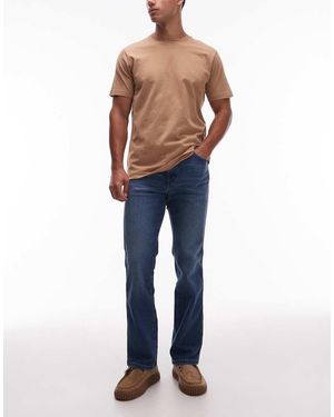 Wrangler Wrancher Slim Bootcut Fit Jeans - Blue