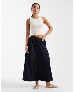 Threadbare – jersey-midirock - Blau