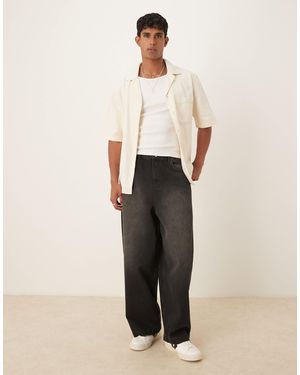 ASOS – weite oversize-jeans - Natur