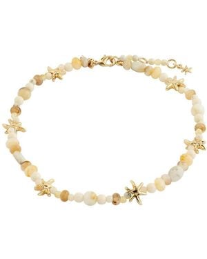 Pilgrim Prism Ankle Chain - Metallic