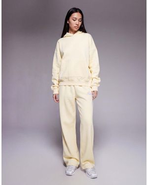 Kaiia Cotton Rich Puff Print Logo Wide Leg sweatpants Co-ord - Multicolor