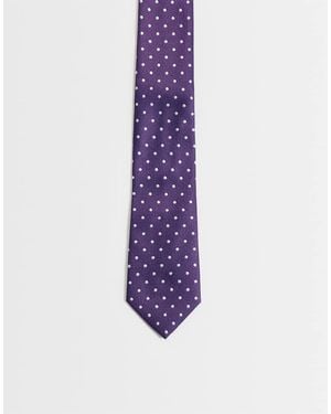 ASOS Cravatta A Pois - Viola