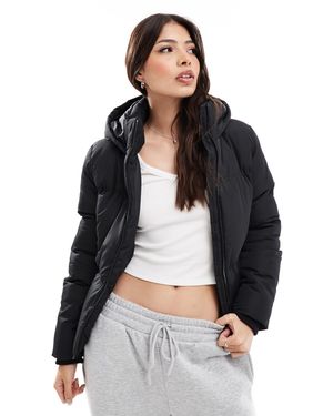 French Connection Hooded Puffer Jacket - Black