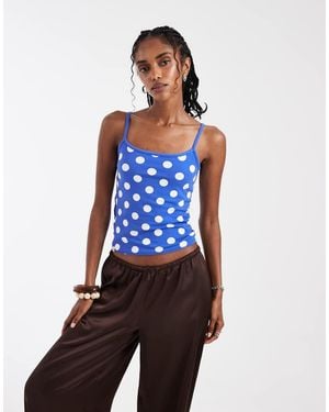 Hollister Reversible Square Neck Cami - Blue