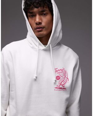 Tommy Hilfiger Hotdog Graphic Hoodie - Grey