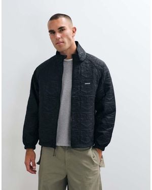 Obey Icon Quilted Jacket - Blue