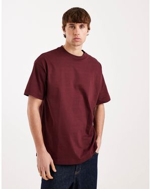 Cotton On – kastiges t-shirt - Rot