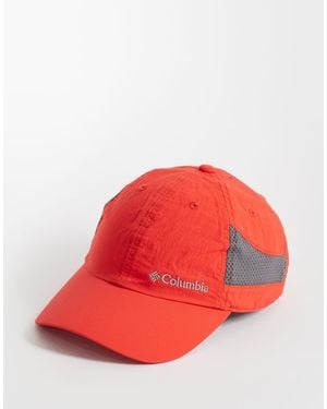 Columbia Tech Shade Ii Hat - Red