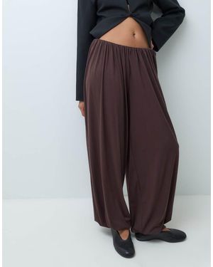 ASOS Soepelvallende Oversized Jersey Ballonbroek - Bruin