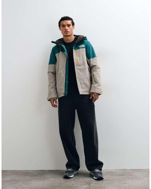 The North Face Freedom Chaqueta De Esquí Acolchada En Blanco Y Azul Verdoso-Neutro