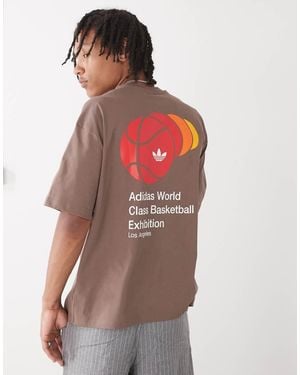 adidas Originals T-Shirt Con Grafica - Rosso