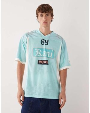 Karlkani Colourblock Oversized Jersey - Blue