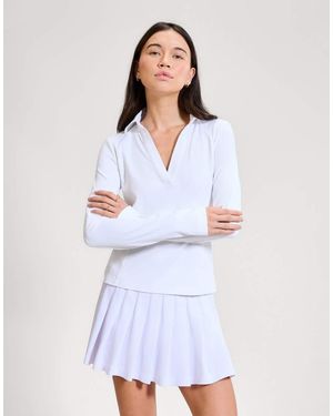 Ellesse Jeorg Ls Fitted Polo Shirt - White
