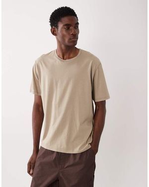JJ Rebel Oversized Washed T-shirt - Natural