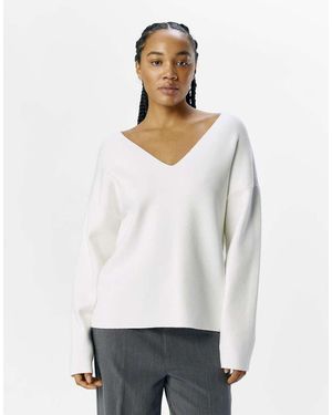 Object Knitted Pullover - White