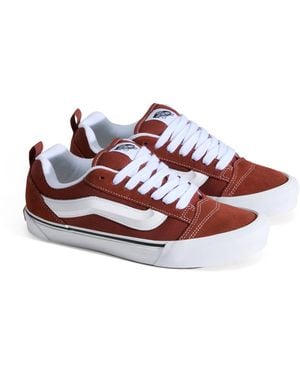 Vans Knu skool - baskets - bronze rouille - Blanc