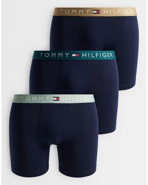 Tommy Hilfiger Original 3 Pack Boxer Briefs - Blue